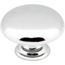 Hardware Resources 3950-PC - 1-3/16'' Diameter Polished Chrome Gatsby Cabinet Mushroom Knob