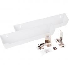 Hardware Resources TO14-R - 14'' Plastic Tip-Out Tray Kit for Sink Front