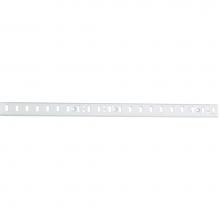 Hardware Resources TRK01-48WH - 48'' White Single-Track Shelf Standard