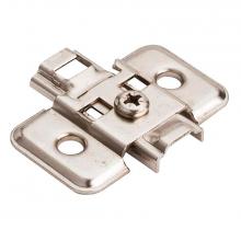 Hardware Resources 400.0R22.75 - Standard Duty 0 mm Cam Adjustable Steel Plate for 500 Series Euro Hinges