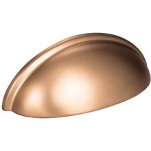 Hardware Resources 2981SBZ - 3'' Center-to-Center Satin Bronze Florence Cabinet Cup Pull
