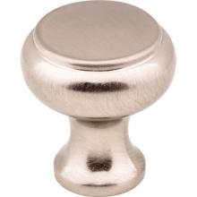 Hardware Resources 3898SN - 1-3/16'' Diameter Satin Nickel Button Westbury Cabinet Knob