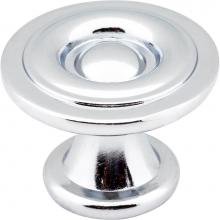 Hardware Resources 575PC - 1-3/16'' Diameter Polished Chrome Button Syracuse Cabinet Knob