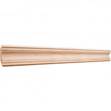 Hardware Resources MC8HMP - 3/4'' D x 2-1/2'' H Hard Maple Ogee Cove Crown Moulding