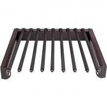 Hardware Resources PPR-1814-ORB - Dark Bronze 18'' Wide Pant Rack