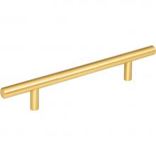 Hardware Resources 206BG - 128 mm Center-to-Center Brushed Gold Naples Cabinet Bar Pull