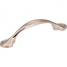 Hardware Resources 647-3SN - 3'' Center-to-Center Satin Nickel Watervale Cabinet Pull