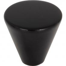 Hardware Resources 26MB - 1'' Diameter Matte Black Conical Sedona Cabinet Knob