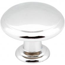 Hardware Resources 3940-PC - 1-3/16'' Diameter Polished Chrome Gatsby Cabinet Mushroom Knob