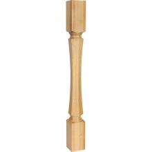 Hardware Resources P70-HMP - 3-1/2'' W x 3-1/2'' D x 35-1/2'' H Hard Maple Hexagonal Post