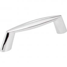 Hardware Resources 988-3PC - 3'' Center-to-Center Polished Chrome Zachary Cabinet Pull