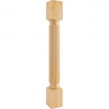 Hardware Resources P20-5-42-WB - 5'' W x 5'' D x 42'' H White Birch Reed Post