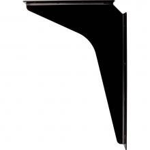 Hardware Resources WB8-BLK - 8'' x 12'' Black Workstation Bracket Sold by the Pair