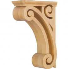 Hardware Resources COR2-1MP - 3'' W x 6-5/8'' D x 10'' H Maple Open Space Corbel