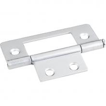 Hardware Resources 9500BC - Brushed Chrome 3'' Loose Pin Non-Mortise Hinge 4 Hole