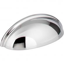 Hardware Resources 2981PC - 3'' Center-to-Center Polished Chrome Florence Cabinet Cup Pull