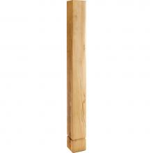 Hardware Resources P33MP - 3-1/2'' W x 3-1/2'' D x 35-1/2'' H Maple Shaker Post