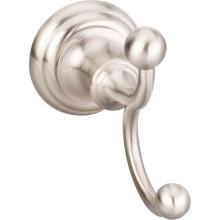 Hardware Resources BHE5-02SN-R - Fairview Satin Nickel Double Robe Hook - Retail Packaged