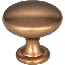 Hardware Resources 3910-SBZ - 1-3/16'' Diameter Satin Bronze Madison Cabinet Mushroom Knob