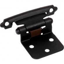 Hardware Resources P5011MB-R - Traditional 1/2'' Overlay Hinge with Screws - Matte Black