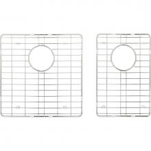 Hardware Resources HMS260-GRID - Stainless Steel Bottom Grids for Handmade 60/40 Double Bowl Sink (HMS260)