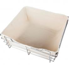 Hardware Resources BCL-162911-TAN - Cloth Basket Liner for 16''D x 29''W x 11''H Closet Pullout Basket