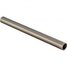 Hardware Resources 151696SN-A-24 - 4 Boxes of 6 Satin Nickel 1-5/16'' Diameter x 8'' Round Aluminum Closet Rods