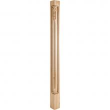 Hardware Resources CP-2-42MP - 2-3/4'' W x 2-3/4'' D x 42'' H Maple Grape Corner Post