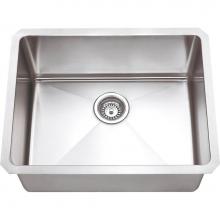 Hardware Resources HMS175 - 23'' L x 18'' W x 10'' D Undermount 16 Gauge Handmade Stainless Stee