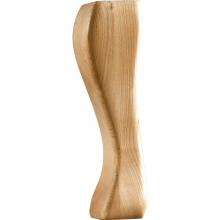 Hardware Resources WL82OK - 2-1/4'' W x 2-1/4'' D x 8'' H Oak Traditional Leg