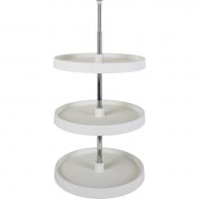 Hardware Resources PLSR2318 - 18'' Round Three-Shelf Plastic Lazy Susan Set