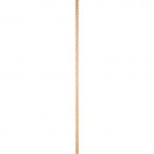 Hardware Resources RMH38THMP-8 - Tight Twist Rope Moulding Half Round