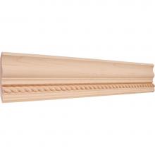 Hardware Resources MC4POP - 3/4'' D x 4-1/2'' H Poplar Rope Crown Moulding