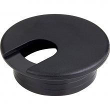 Hardware Resources 63000 - 2 Piece Black Plastic Wire Grommet for 2'' Diameter Hole