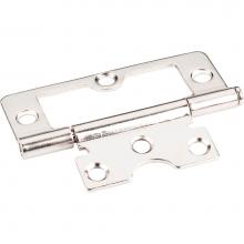 Hardware Resources 9802BN - Black Nickel 3'' Swaged Loose Pin Non-Mortise Hinge with 6 Holes