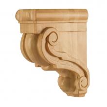 Hardware Resources CORF-2-CH - 3'' W x 6'' D x 8'' H Cherry Scrolled Corbel