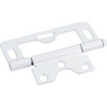 Hardware Resources 9806WH - White 3'' Loose Pin Non-Mortise Hinge with 3 Slots