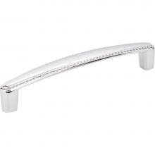 Hardware Resources Z115-128PC - 128 mm Center-to-Center Polished Chrome Rope Detailed Lindos Cabinet Pull