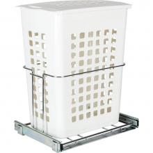 Hardware Resources HP-BM1424WPC - Pullout Plastic Hamper