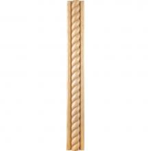 Hardware Resources MC5OK - 1-1/16'' D x 2-3/4'' H Oak Rope Corner Moulding