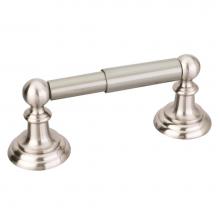 Hardware Resources BHE5-01SN - Fairview Satin Nickel Spring-Loaded Paper Holder - Contractor Packed