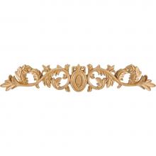 Hardware Resources ONL-09-24MP - 24'' W x 3/4'' D x 4-3/8'' H Maple Acanthus and Egg Onlay
