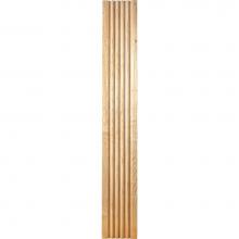 Hardware Resources FLT2HMP - 5/8'' D x 3'' H Hard Maple Fluted Moulding