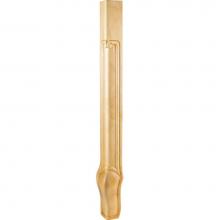 Hardware Resources CL-2MP - 2-3/4'' W x 2-3/4'' D x 35-1/4'' H Maple Queen Anne Corner Leg