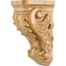 Hardware Resources CORBB-1MP - 4-1/2'' W x 5'' D x 10'' H Maple Acanthus Corbel