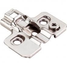 Hardware Resources 600.0R22.05 - Standard Duty 0 mm Cam Adj Steel Plate for 700, 725, 900 and 1750 Series Euro Hinges
