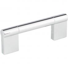 Hardware Resources 645-96PC - 96 mm Center-to-Center Polished Chrome Knox Cabinet Bar Pull