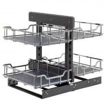 Hardware Resources SWS-BCS18PC - STORAGE WITH STYLE  18'' Polished Chrome Blind Corner Organizer