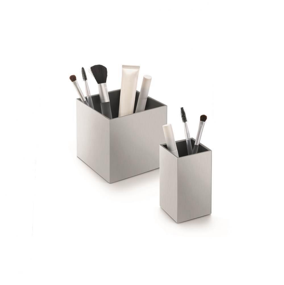 WHILE STOCKS LAST - 4.25'' x 2.5'' x 2.5'' Xero Utensil Box - Stainl