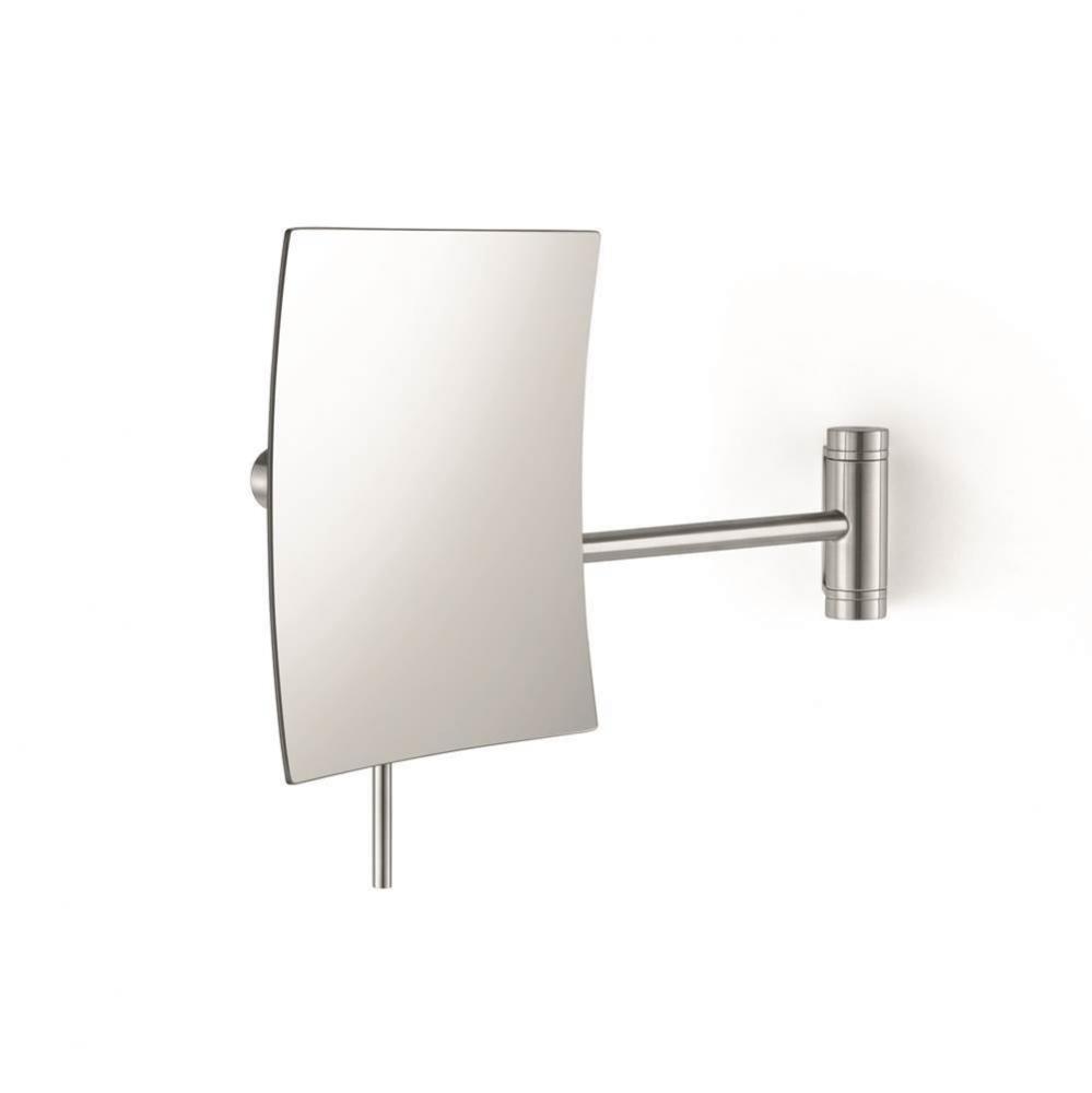 6'' x 6'' Xero Cosmetic Mirror Swivelling Zoom 5X - Stainless Steel